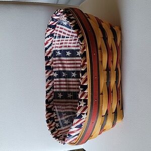 Vintage Longaberger 1999 All-American Collection Blue Ribbon Bread Basket